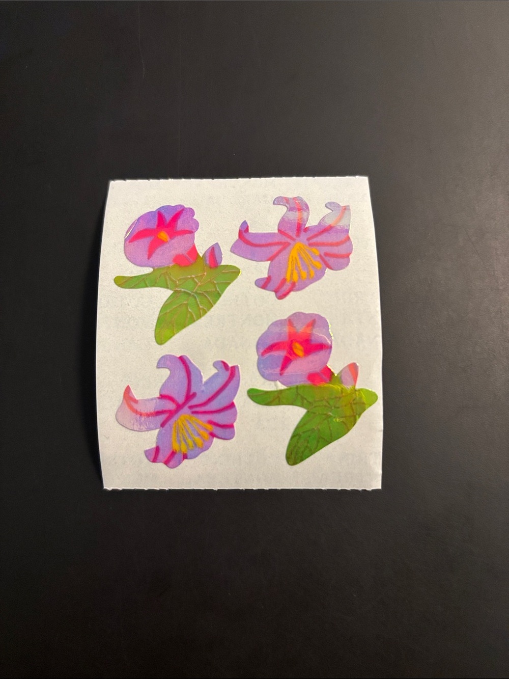 Cotrin Orchids Pearly Sticker Mod Vintage 80's